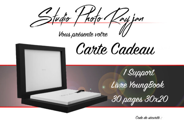Carte cadeau : YoungBook 30 pages