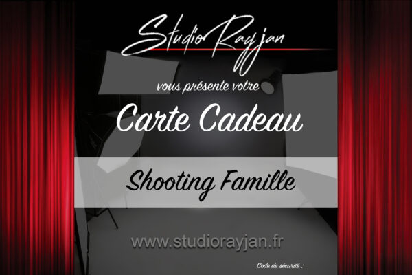 Carte cadeau : Shooting Famille